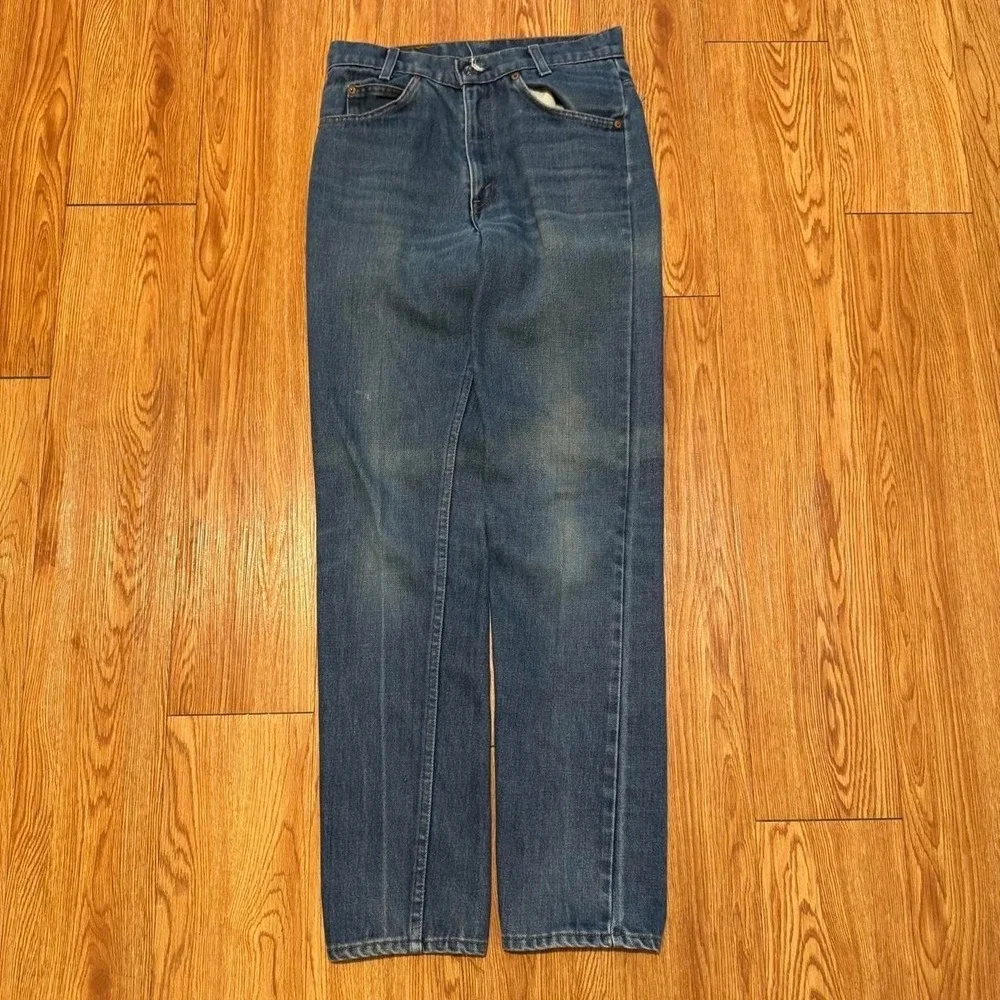 Levi's Men's Jeans Student Fit Light Wash Orange Tab Measures 28x32